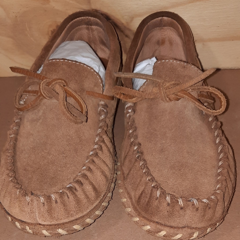 L.LBean moccasin slippers mens size 8